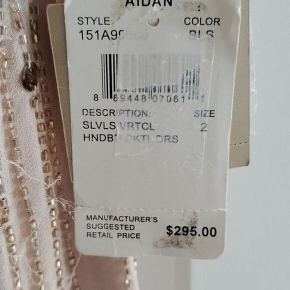 AIDEN MATTOX BLUSH DRESS BNWT - Picture 9 of 12